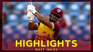 Evin Lewis and Shai Hope Star  Highlights  West Indies v England  4th T20I [upl. by Ardnahcal]