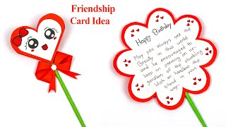 Birthday card ideas for your best friend  Birthday card making simple and easy [upl. by Fusuy593]