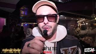 RIF LE TOSS  Interview  HD24TV  FestivArt Power rap music dj dance clips festival hiphop [upl. by Elsworth82]