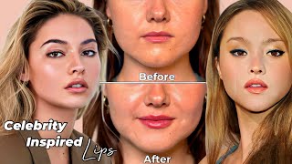 Before amp After Lip Filler Incredible Results the First Time with only 05mL [upl. by Raddi]