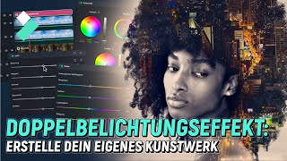 Wie man Doppelbelichtungseffekt im Video erzeugt  Wondershare Filmora Tutorial [upl. by Adnorrahs297]