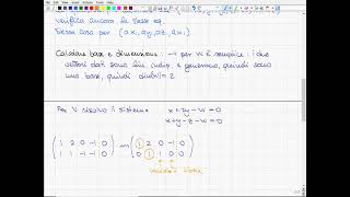 16 Sottospazi Vettoriali Rappre Cartesiana E Param Calcolo Base Dim Della Somma Ed Intersezione [upl. by Fevre]