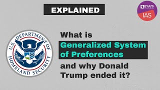 Explained Generalized System of Preferences GSP [upl. by Merv]