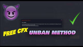 EASY FiveM CFX HARDWARE UNBAN METHOD   2023 Tutorial [upl. by Dippold]