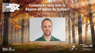 Connaissezvous bien le Régime de rentes du Québec [upl. by Mccarthy]