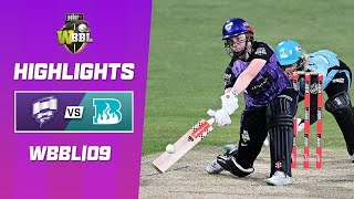 Hobart Hurricanes v Brisbane Heat  WBBL09 [upl. by Otir]