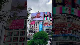 渋谷【HOSHI×dAlba】広告展開中！ kpop japan shorts shibuya seventeen hoshi ダルバ [upl. by Phox178]