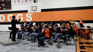 Elida Middle School Band performs at Veterans Day Ceremony 2024 [upl. by Lambertson]