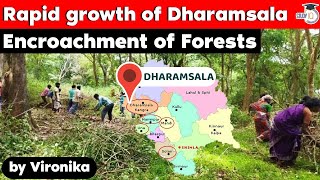 How rapid growth of Dharamshala is destroying surrounding forests Himachal Pradesh Civil Services [upl. by Avat787]