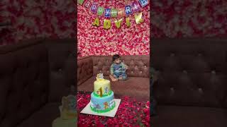 Birthday celebration cutebabyfirstbirthdayadviksbirthdaybabyboy [upl. by Laehcar]