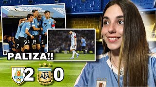 ARGENTINA 0  URUGUAY 2  Reacción de HINCHA URUGUAYA 🔥  ELIMINATORIAS SUDAMERICANAS ⚽️ [upl. by Rysler898]