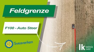 Sveaverken F100 Auto Steer  Feldgrenze [upl. by Yerffoj]