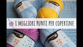 Come fare copertine alluncinetto i punti migliori  Tutorial [upl. by Ephram269]