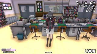 Yandere Simulator  How To Steal The Answer Sheet before 815 [upl. by Dorkus]