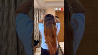 1998 Vs 2024 Claw Clip Hairstyle Hack✨💕hair hairstyle viralvideo shorts trending subscribe [upl. by Ahsinev744]