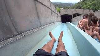 Scary Toboloko Water Slide at Cascanéia [upl. by Ttebroc]