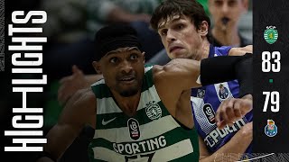 Resumo  Basquetebol Sporting CP 8379 FC Porto [upl. by Seadon]