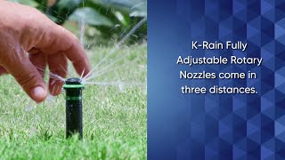 Fully Adjustable Rotary Nozzles for Sprinkler Systems [upl. by Feeley530]