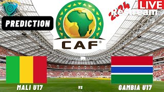 Mali vs Gambia CAF U17 Africa Nations Cup 2024 Qualification 2024 SEMI FINAL [upl. by Arat378]