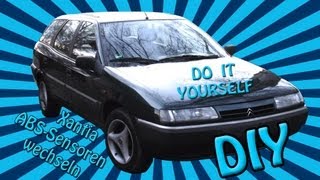 CITDOKS Citroen Xantia hintere ABS Sensoren wechseln DIY [upl. by Mateusz]