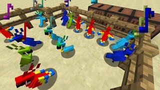 Minecraft Tutorial How to dance parrot in minecraft [upl. by Hsemin652]