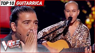 Lo mejor de GUITARRICADELAFUENTE en La Voz [upl. by Ddene]