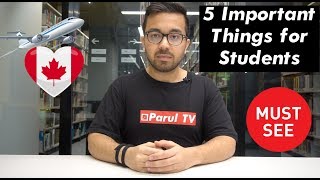 Must Watch 5 Important Things To Do After Arriving In Canada Punjabi Vlog [upl. by Orhtej]