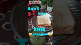 Sandwich recipeyoutubeshorts food cooking  vatsal recipes [upl. by Orimisac]