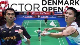 Jonatan Christie INA VS Lu Guang Zu CHN  Round Of 16 Victor Denmark Open 2024 [upl. by Sadie994]