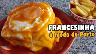 Francesinha à moda do porto francesinha receitas culinaria receitasimples [upl. by Pennebaker]