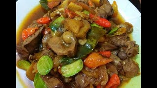 Resep Hati Ampela Ayam Kuah Asam Pedas [upl. by Cyprio]