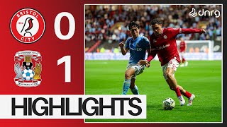 Bristol City 01 Coventry City  Highlights [upl. by Myrwyn]