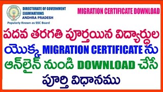 HOW TO APPLY MIGRATION CERTIFICATE IN AP FOR 10TH CLASS STUDENTS FROM 2004 BATCH [upl. by Lipscomb]