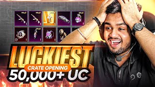 🤯Unexpected 50000 UC Crate Opening  Luckiest Crate Opening  Luminous M762 amp much more [upl. by Adlar]