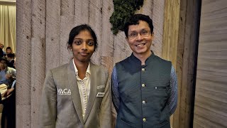 An in depth talk with GM Sandipan Chanda second of GM R Vaishali at FIDE Womens Candidates 2024 [upl. by Bunch258]