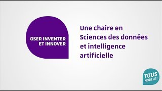 Chaire en science des données et intelligence artificielle  Université de Strasbourg [upl. by Rosinski]