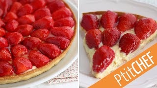 Une TARTE AUX FRAISES hyper facile pour célébrer leur retour [upl. by Dian]