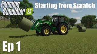 STARTING FROM SCRATCH in Riverbend Springs  FS25  Farming Simulator 25 [upl. by Nytnerb]