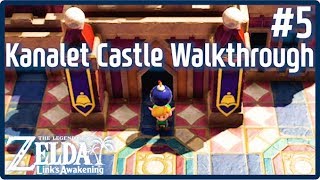 Zelda Links Awakening Part 5  Kanalet Castle Walkthrough [upl. by Odrarebe]