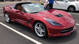 Chevrolet Corvette Stingray Z51 3LT Review Features and Test Drive [upl. by Arabela346]