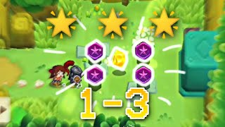 Guardian Tales 13 Guide Full 3 Star  In The Forest [upl. by Colburn]