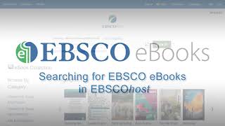 Searching EBSCO eBooks [upl. by Nwahser180]