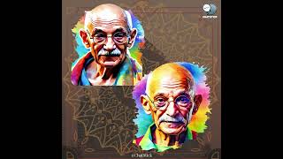 150 Mahatma Gandhi Digital Sticker Clipart Pack  PNG Printable Cliparts with Transparent Background [upl. by Irmo]