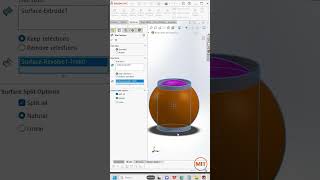 How To Use Trim Surface in Solidworks  Solidworks Surface Trim Tutorial [upl. by Eenat]