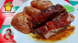 COMO HACER PIERNA DE CORDERO AL HORNO ESTILO PERÚ RECETA DELICIAS CUSQUEÑAS COMIDA TÍPICA PERUANA [upl. by Ogg847]