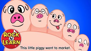 This Little Piggy  Song for Kids With Lyrics [upl. by Eniretak24]