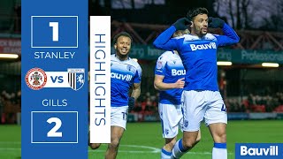 HIGHLIGHTS  Accrington Stanley 1 Gillingham 2 [upl. by Aenyl]