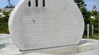 Swissair 111 Memorial at Peggys Cove Nova Scotia [upl. by Sivi]