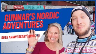 Gunnars Nordic Adventures at the 50th Anniversary American Birkebeiner 2024 meet Jessie Diggins [upl. by Cirdor381]