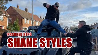 SHANE STYLES  PRANKED REPO  REPO MAN [upl. by Miharba]